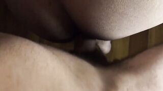 Tattooed Latino takes rough barebacking for the first time