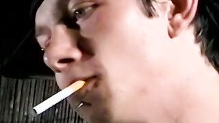 Horny handsome lads enjoy smoking butts and pounding ass