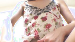 Flawless Japanese darling in dress pees subsequent to shaving her pussy