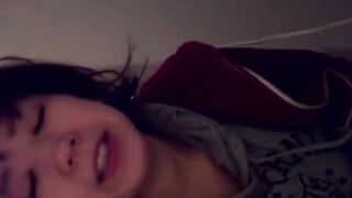 Cute Japanese pissing on the floor and afterward tidying up