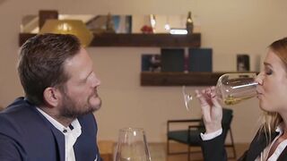Mesmerizing Euro maid pleases her boss with her stunning ass
