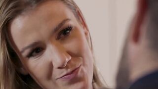 Mesmerizing Euro maid pleases her boss with her stunning ass