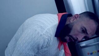 Sloppy oral by curvy big tit Velma