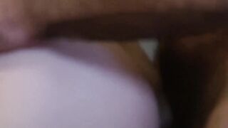 Thin and adorable inked stepson deepthroats large daddy dick