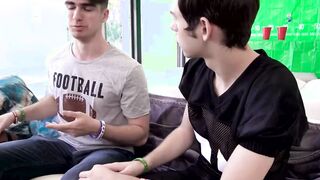 Following taboo rimming cute twink stepbrothers pound bareback