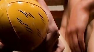 Deviant straight amateurs jack off and fuck sex doll