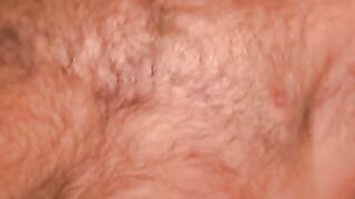 Rough older guy strips naked and tugs on his big hard cock