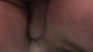 Chubby bear Gruff Hunter bareback banging after rimming