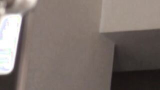 Young Japanese babe plays with herself on secret camera