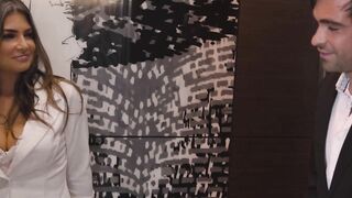 Cheating Krystal Sparks Finds Some Love Inside The Elevator two