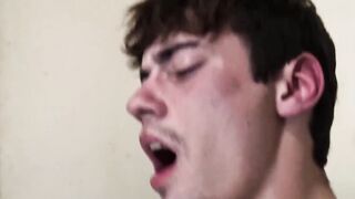 Straight Latin dude fucked for first time and loves it all
