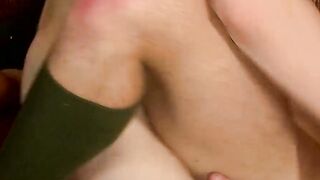 Lascivious young mister Billy London spitroasted in raw 3way