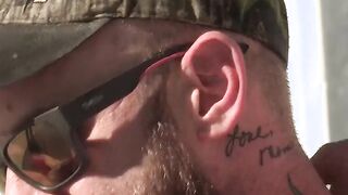 Patio crude from the rear fucking among stepdad and his