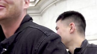 Gay jocks Colton Reece and Austin Sugar anal fuck and kiss