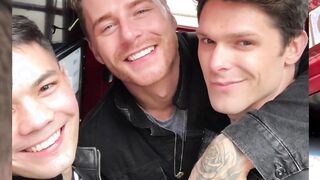 Gay jocks Colton Reece and Austin Sugar anal fuck and kiss