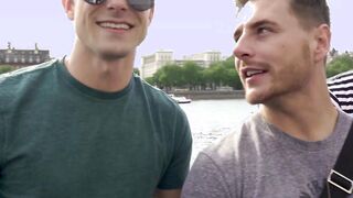Gay jocks Colton Reece and Austin Sugar anal fuck and kiss