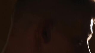 Horny blonde fucked missionary after sensual blowjob