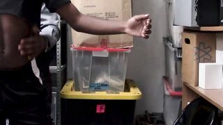 Young Black Perps Asshole Raw Banged in Office with BBC