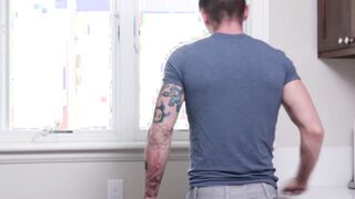 Gay deviant Lance Ford barebacked after pantie sniffing
