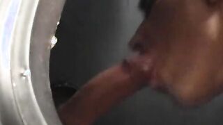 Fucking In A Glory Hole Booth