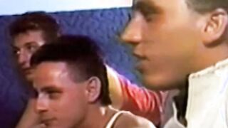 Attractive homos getting a charge out of spitroast without any protection meeting