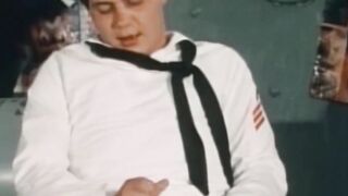 Without any protection banged naval force twink gets a major untidy facial