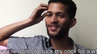 Cute Latin dude sucking and banging men for the first time