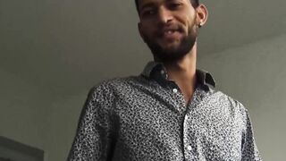 Cute Latin dude sucking and banging men for the first time