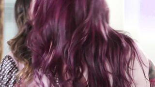 Pussy licking lesbian MILFs have a finger banging session