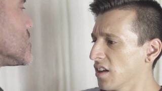 Attractive stepdad drew off prior to barebacking muscle head nononsense