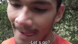 Straight Latino offered payment to be beat up in dogstyle POV