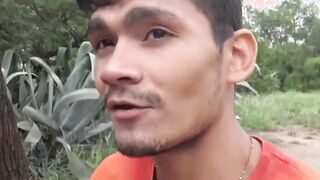 Straight Latino offered payment to be beat up in dogstyle POV