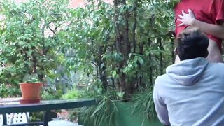 Latinos Fabrice Rossi and Felix Harris cum after bareback