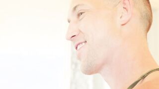 Gays balls deep oral and anal sex in the bathroom