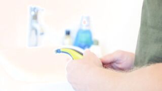 Gays balls deep oral and anal sex in the bathroom