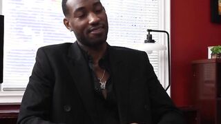 Sloppy bj and BBC ride by curvy secretary