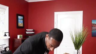Sloppy bj and BBC ride by curvy secretary