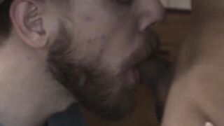 Thin shemale gets ass fucked in the kitchen