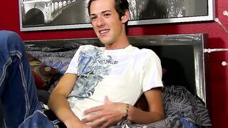 Talked with youngster Alex Wilde drills ass with toy solo