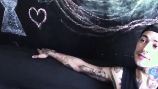 Latino twink rawrailed for the first time after sucking cock