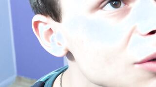 Youthful gay shoots cum after crude stepfamily entrance