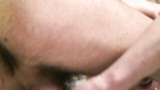 Japanese twink puts a ring on his cock and masturbates hard