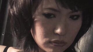skinny japanese teenie got jizzed gang bang and double penetration