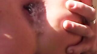 Pretty Blonde In BBC Gangbang