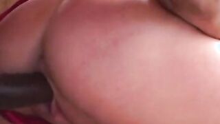 Pretty Blonde In BBC Gangbang