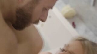 Big tits slut TS barebacked by pervert friend