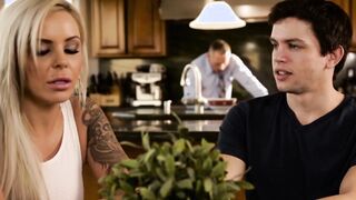 Naughty Jill Kassidy rides big dick after sloppy deepthroat