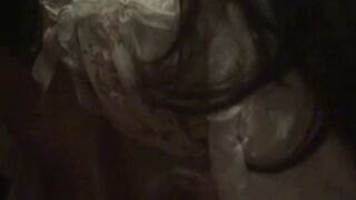 Japanese cutie spreads her legs and lets her lover fuck her