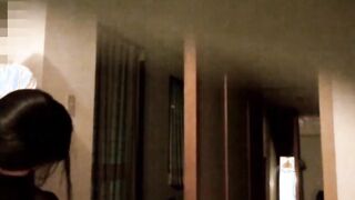 Cute Japanese teen sucks dick and rides it on voyeur cam