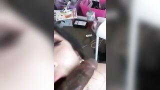 Petite Asian Sucks BBC for Cash